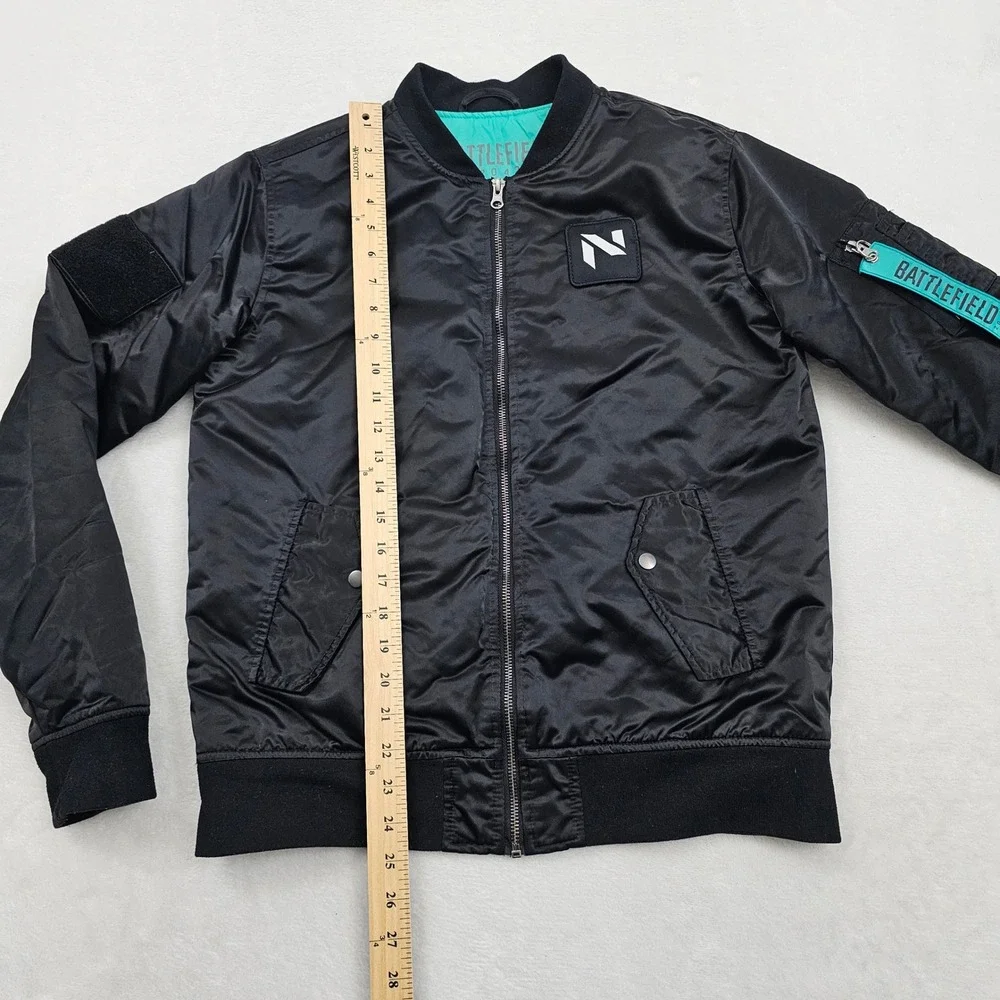 Imaginary People Battlefield 2042 Bomber Jacket Mens S Black Techwear Gaming